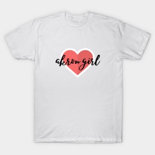 akron girl love T-Shirt